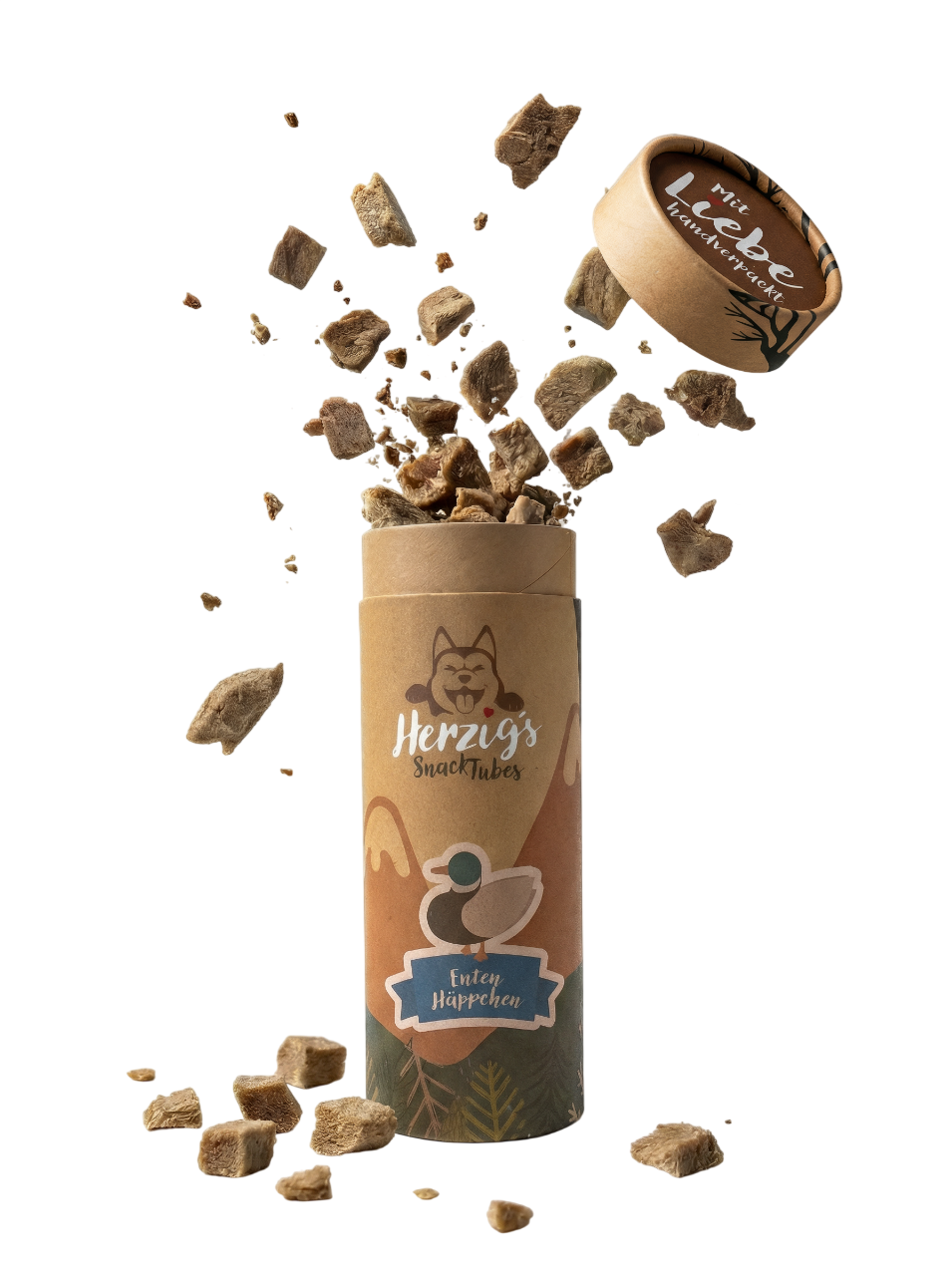 Herzig's SnackTubes Entenbrust Häppchen