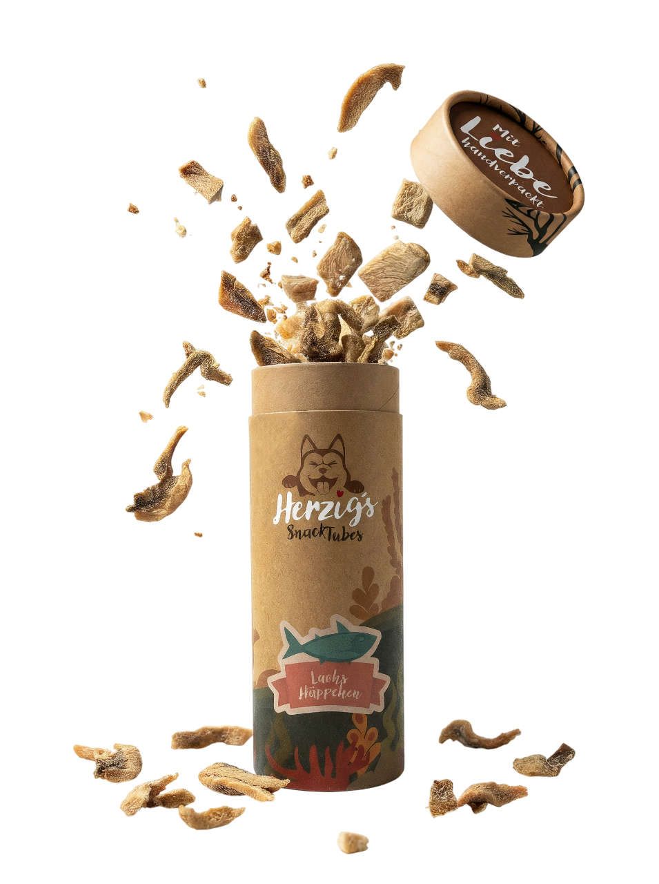 Herzig's SnackTubes Lachs Häppchen