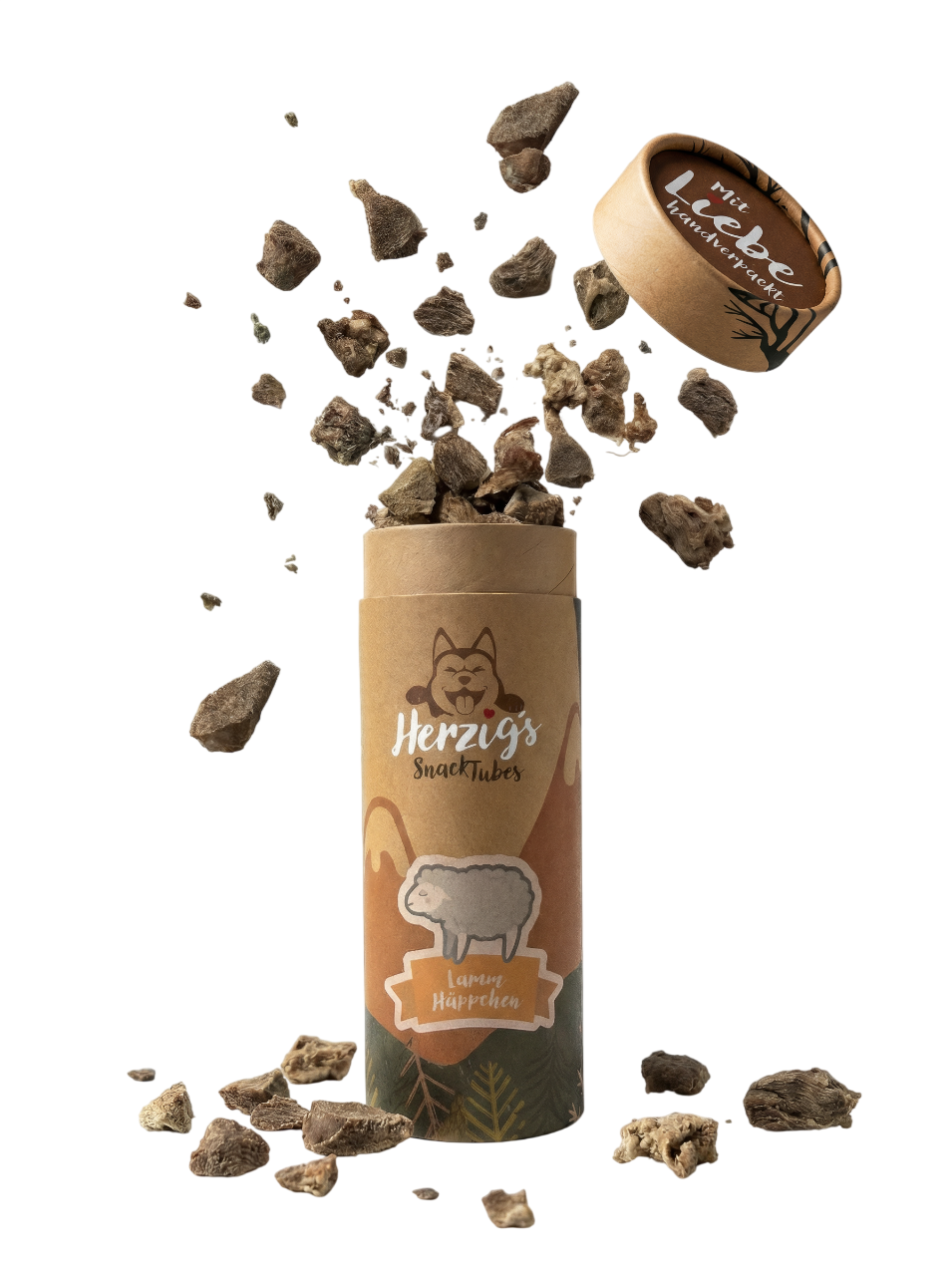 Herzig's SnackTubes Lammfleisch Häppchen