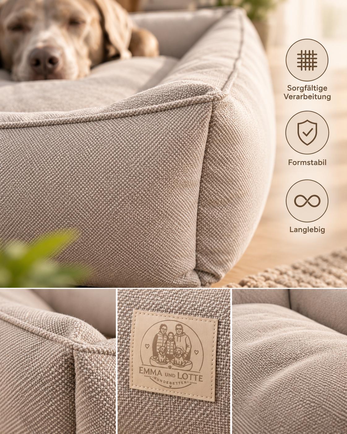 EMMA und LOTTE „WauRoyal“ Hundebett