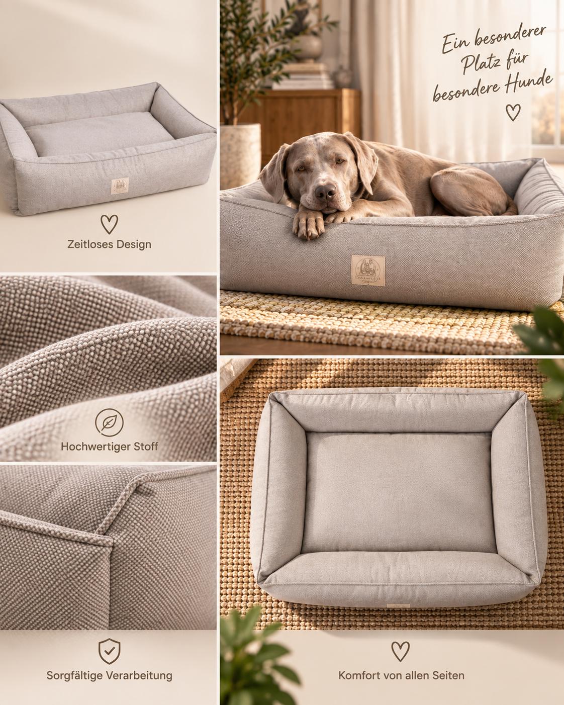 EMMA und LOTTE „WauRoyal“ Hundebett