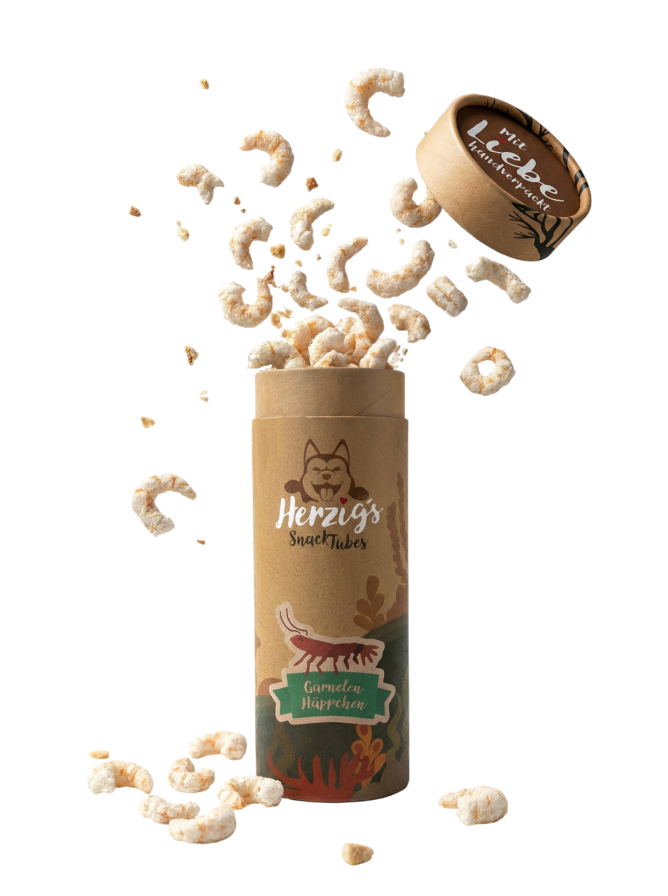 Herzig's SnackTubes Grönlandgarnelen Häppchen