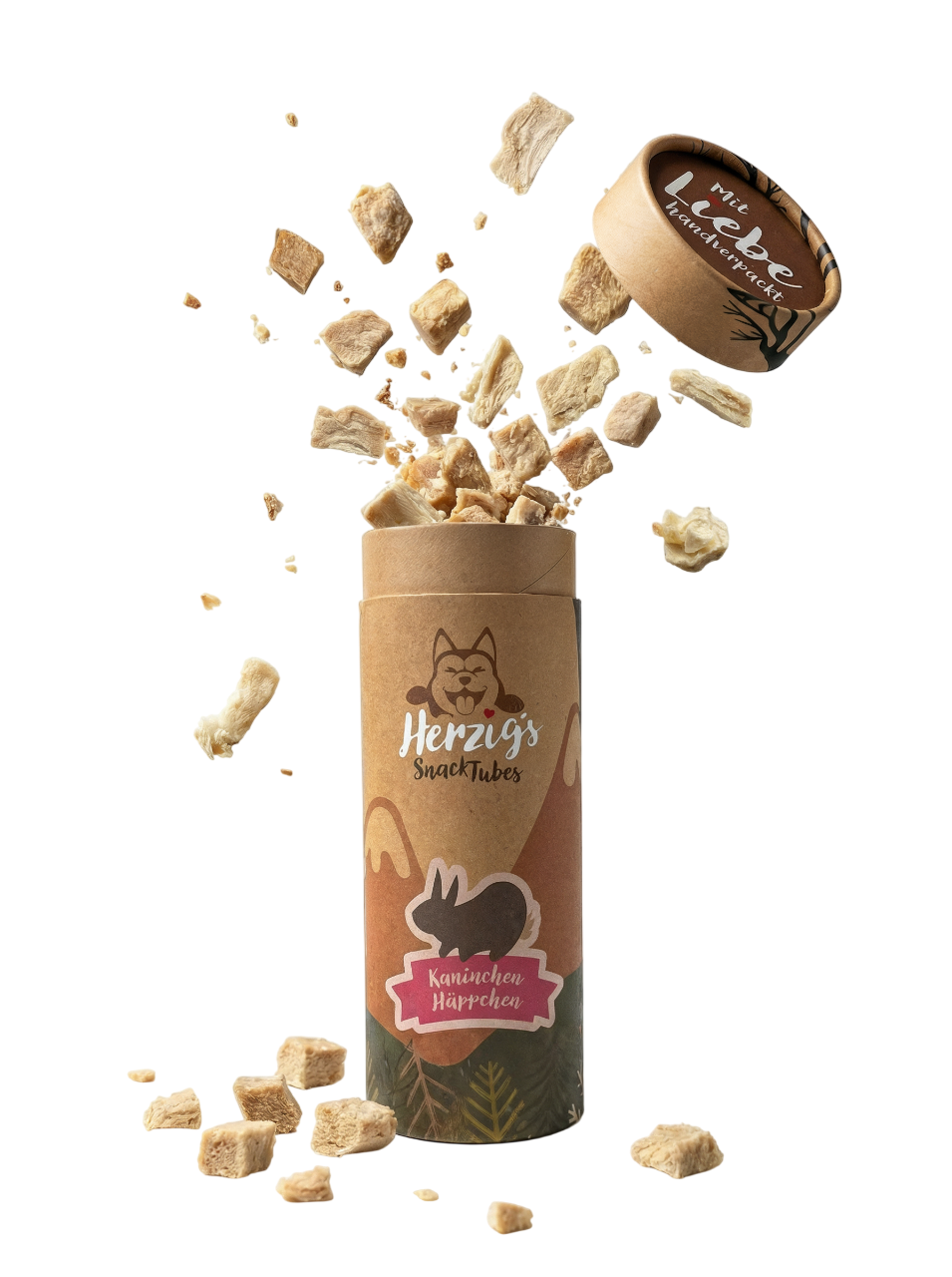 Herzig's SnackTubes Kaninchenfleisch Häppchen