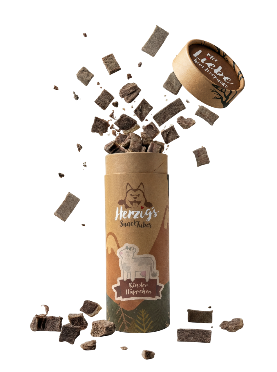 Herzig's SnackTubes Rinderfleisch Häppchen