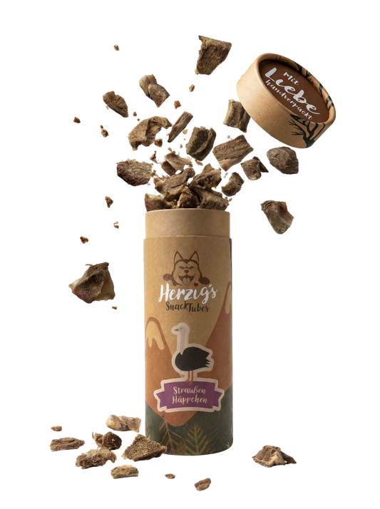 Herzig's SnackTubes Straußenfleisch Häppchen