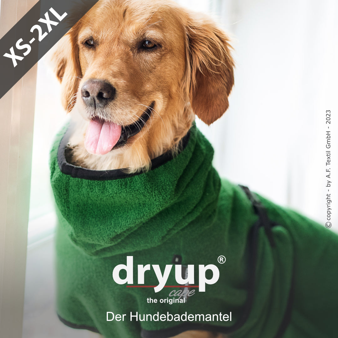 dryup® cape - Der original Hundebademantel - XS-XXL